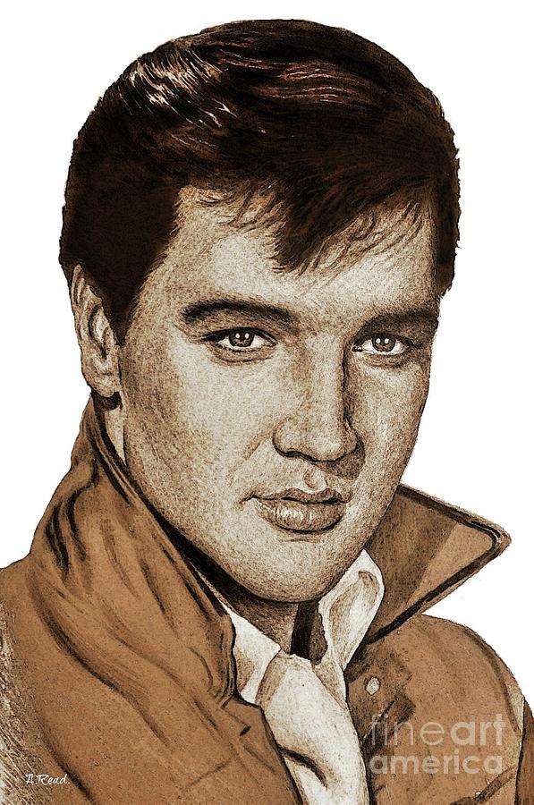 Elvis #2 Painting by Andrew Read