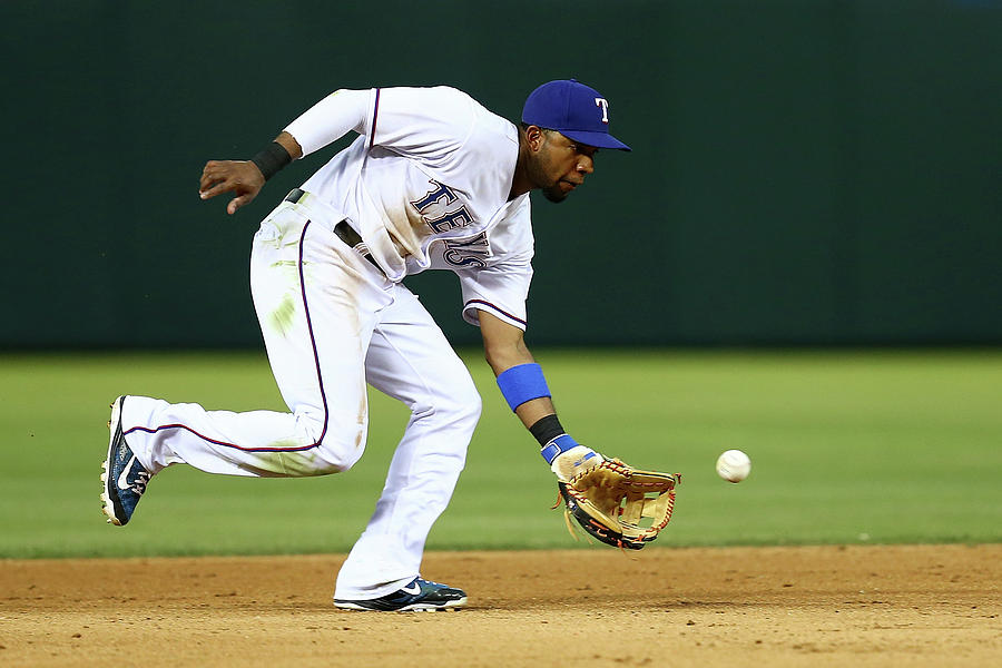 Elvis Andrus Photograph by Sarah Crabill