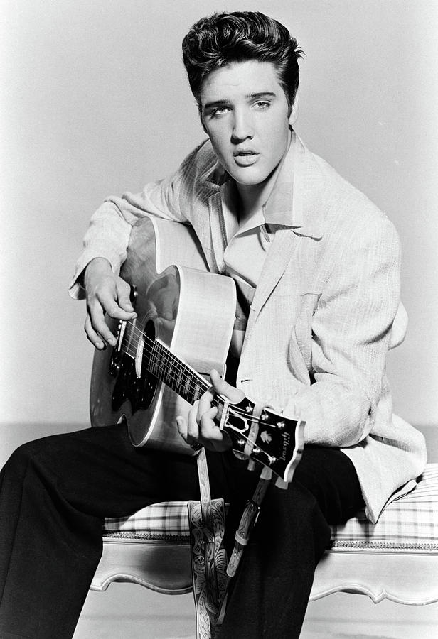 Elvis Presley Photograph - ELVIS PRESLEY in JAILHOUSE ROCK -1957-, directed by RICHARD THORPE. #1 by Album