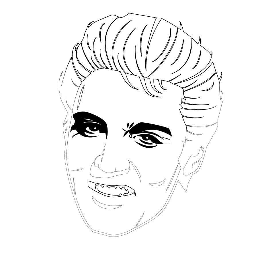 Elvis Presley #1 Digital Art by Naxart Studio