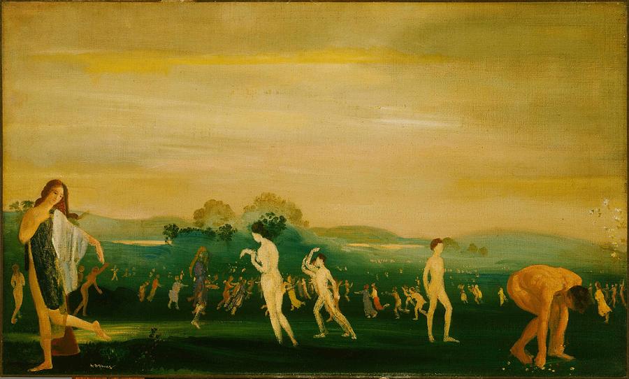 Bowen Painting - Elysian Fields #2 by Arthur Bowen Davies