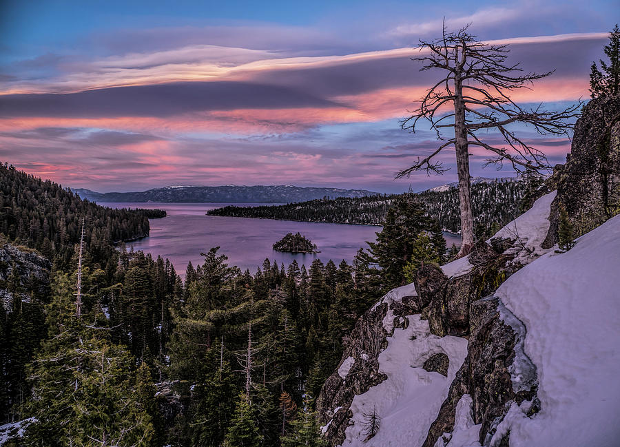 Emerald Bay Sunset #1 Photograph by Martin Gollery