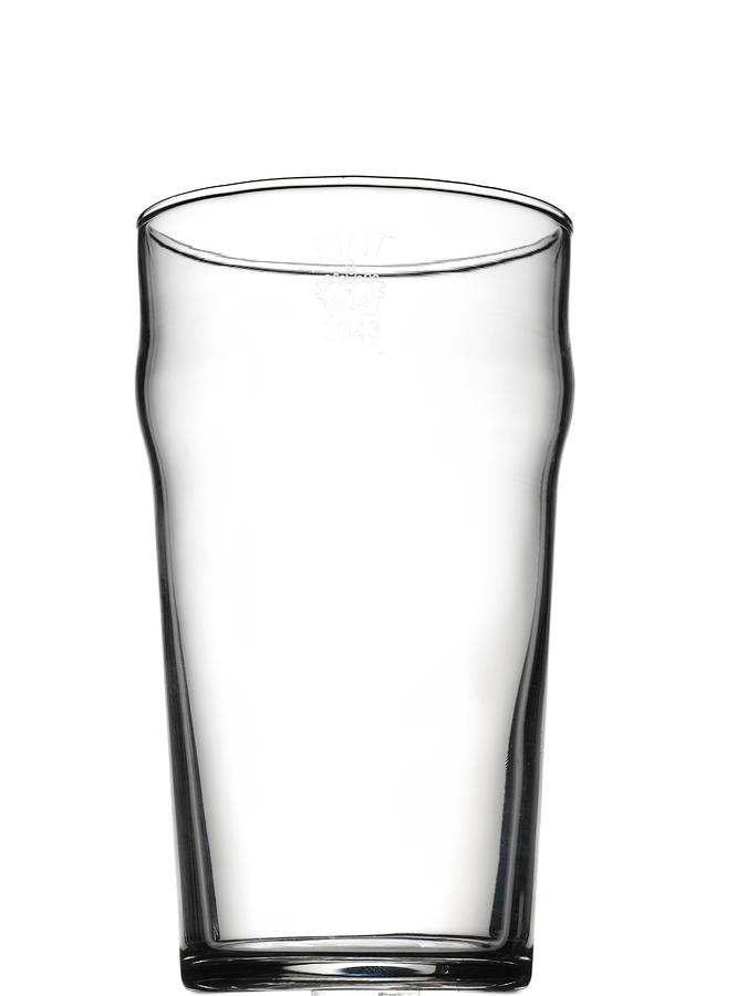Empty beer glass #1 Photograph by Image Source