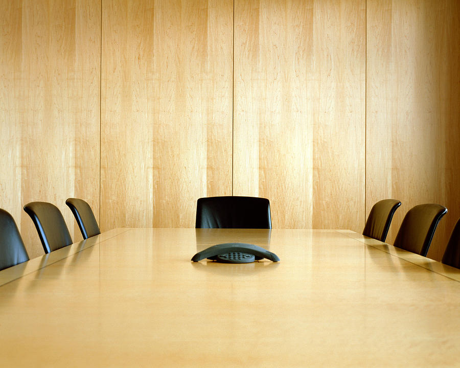 Empty conference room #1 Photograph by Image Source