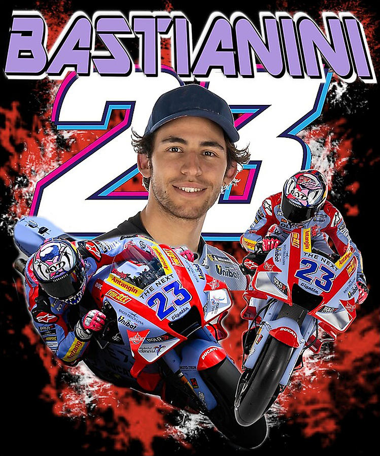 Enea Bastianini Moto GP Bastianini 2022 #1 Digital Art by Christy Holt ...