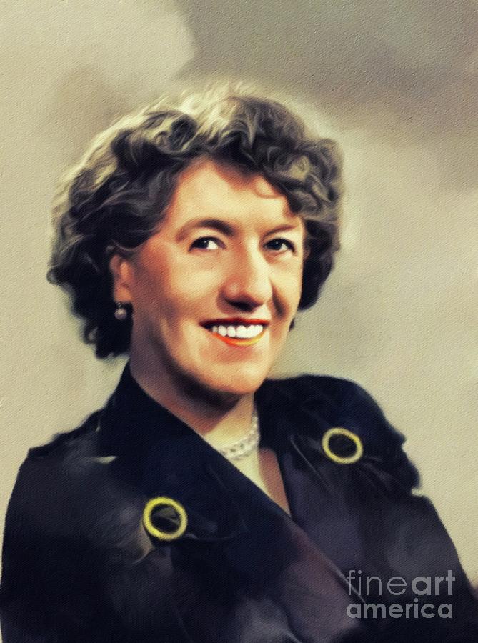 Enid Blyton, Literary Legend #1 Painting by Esoterica Art Agency