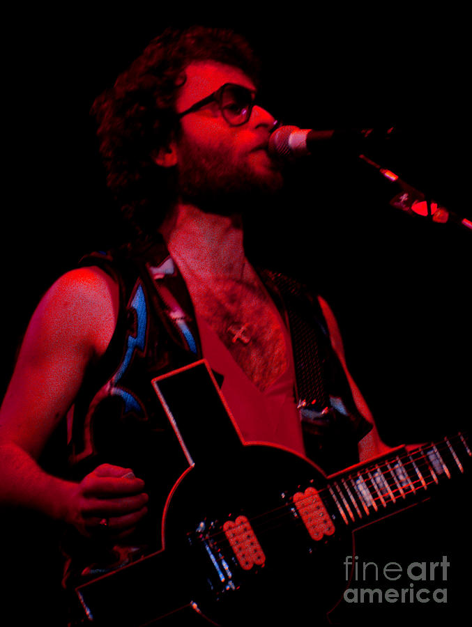 Cow Palace Photograph - Eric Bloom of Blue Oyster Cult - Cow Palace 12-31-79 #3 by Daniel Larsen