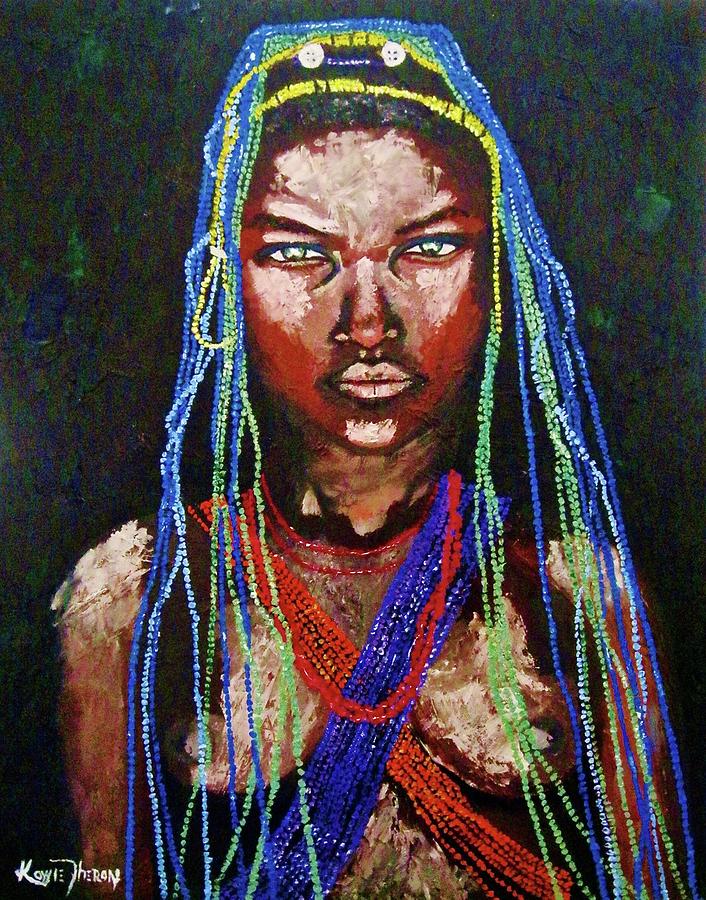 Ethnic Beauty Painting by Kowie Theron
