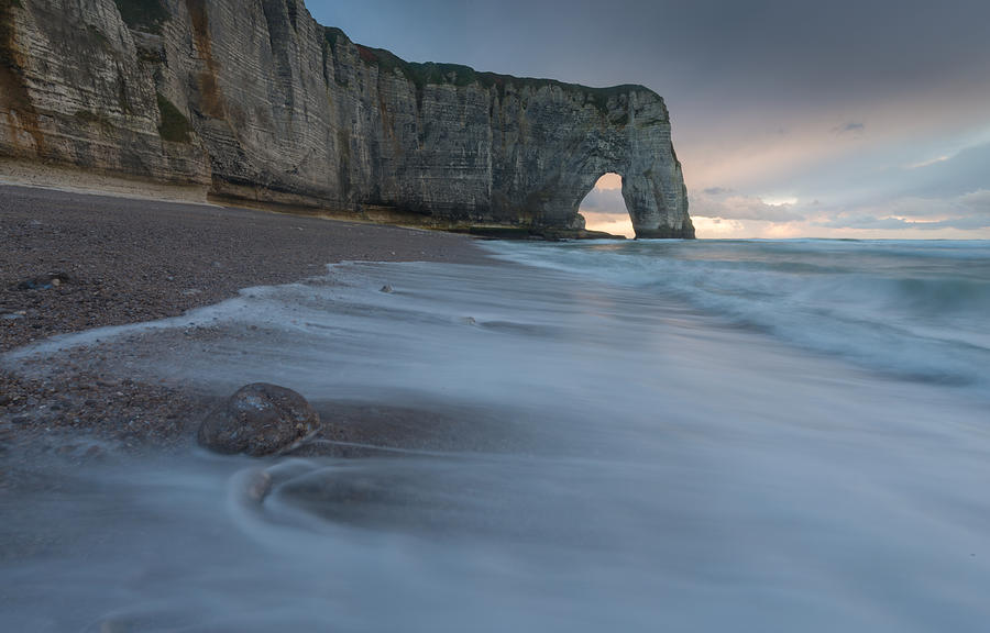 Etretat and the beautiful cliffs #1 Photograph by MathieuRivrin