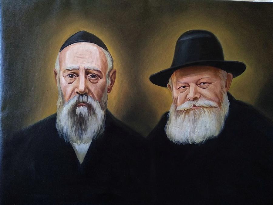 Old Jewish Painting by Eugene Maksim