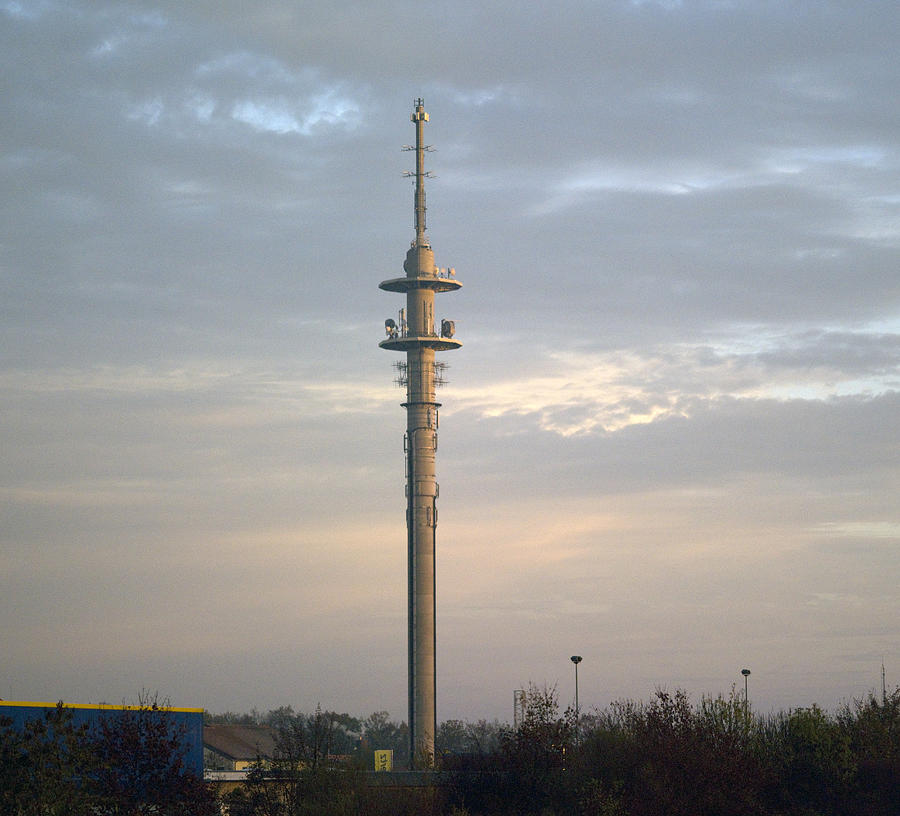 Europe, Germany, Berlin Area, View Of Radio Communication Tower #1 Photograph by Kypros