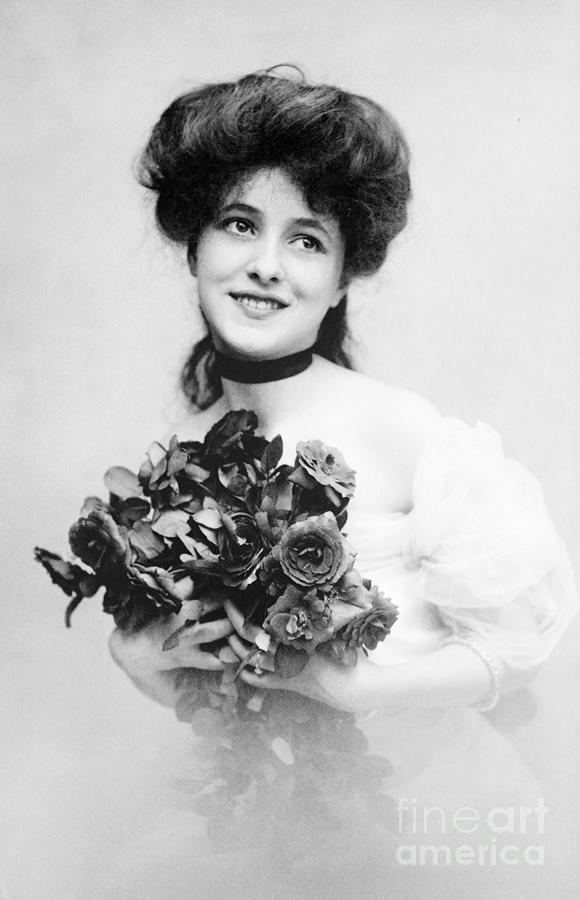 Evelyn Nesbit Photograph By Otto Sarony - Fine Art America