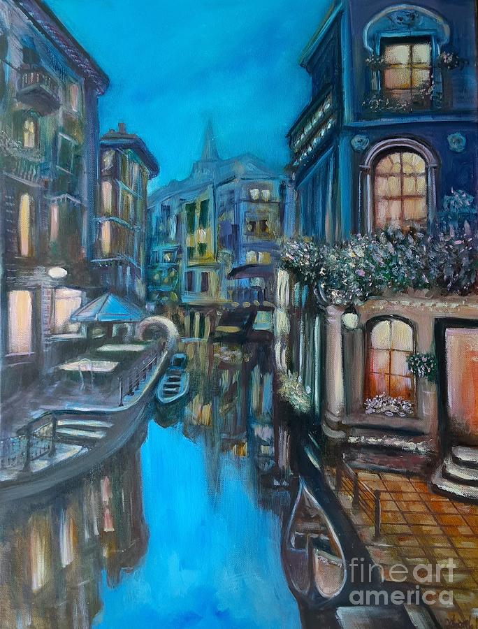 Evening in Venice #1 Painting by Deborah Nell