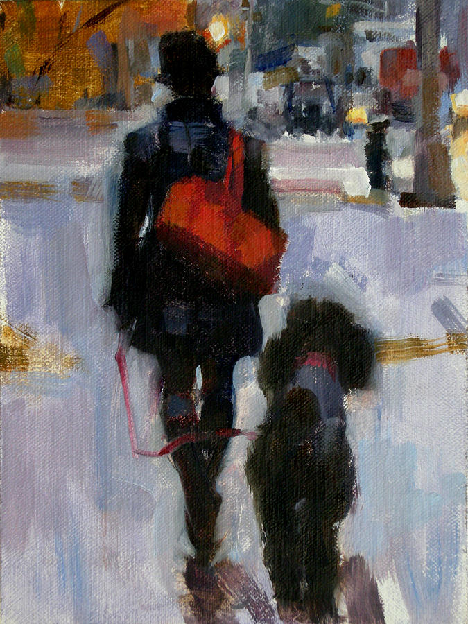 Evening Walk #1 Painting by Merle Keller