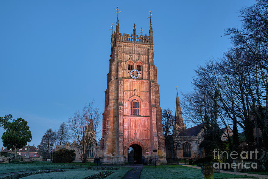 Evesham Bell Tower at Dawn in March Photograph by Tim Gainey