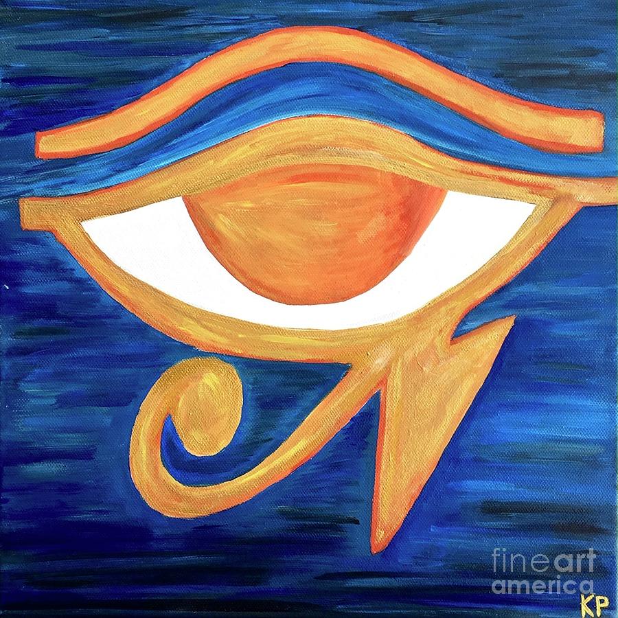 Eye of Ra Painting by Kaleigh Patterson | Fine Art America