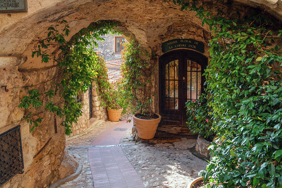 Architecture Photograph - Eze - Medieval Village of France 9 #2 by Jenny Rainbow