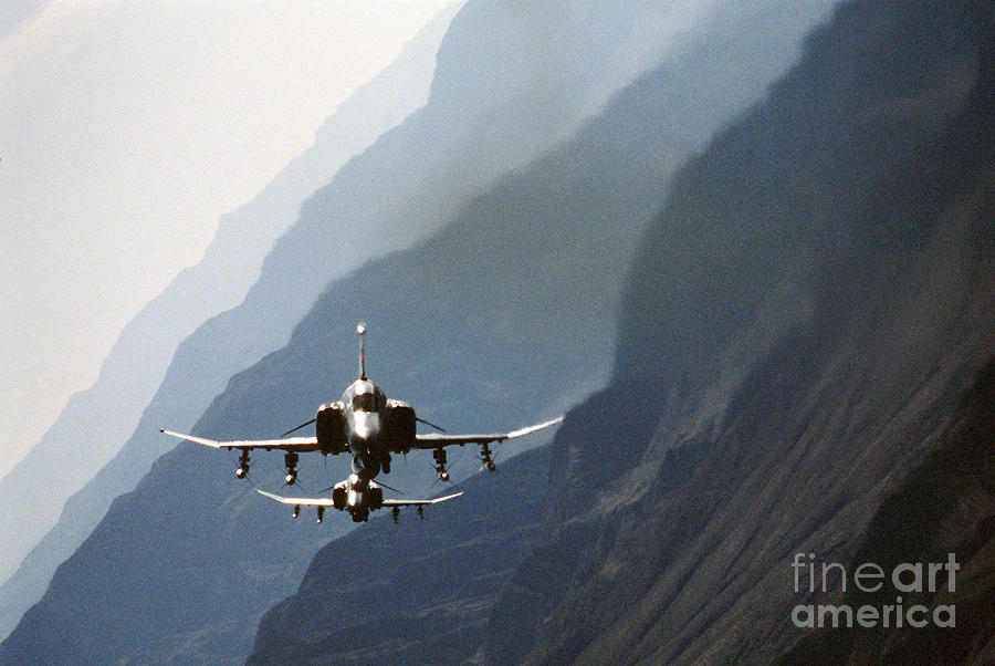 Jet Photograph - F-4 Phantom Fighter Jet #1 by Granger