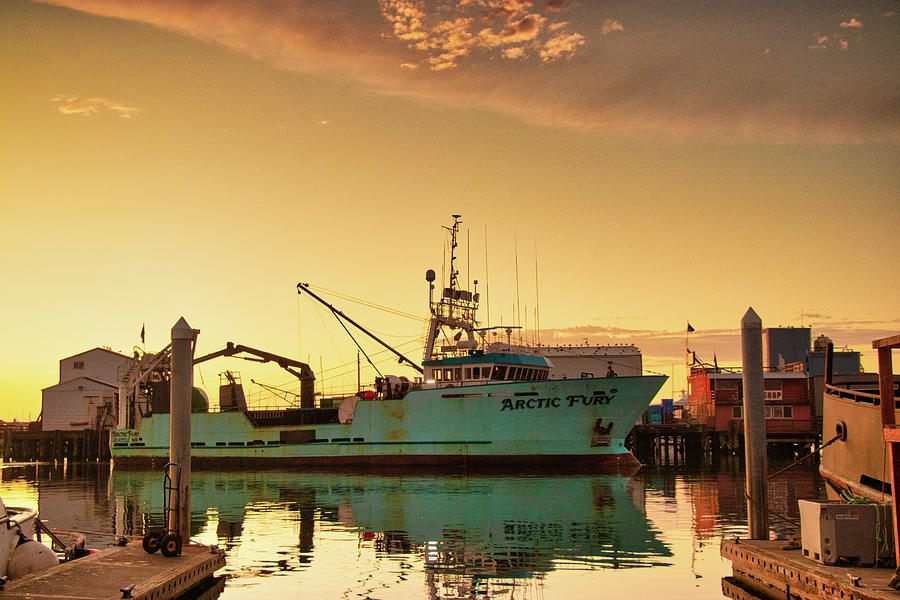 Sunset Photograph - F/V Arctic Fury #1 by Kris Cox