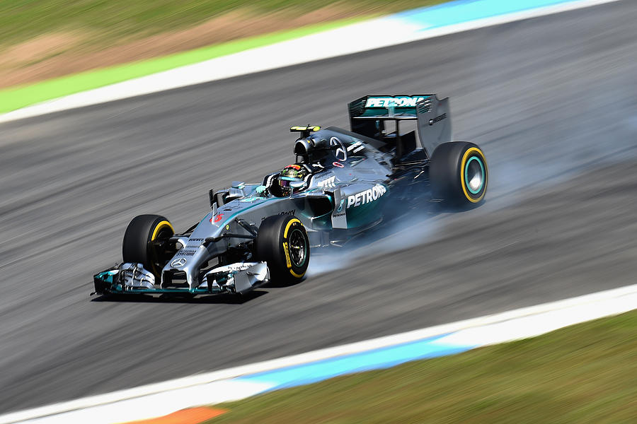 F1 Grand Prix of Germany - Qualifying #1 Photograph by Christopher Lee