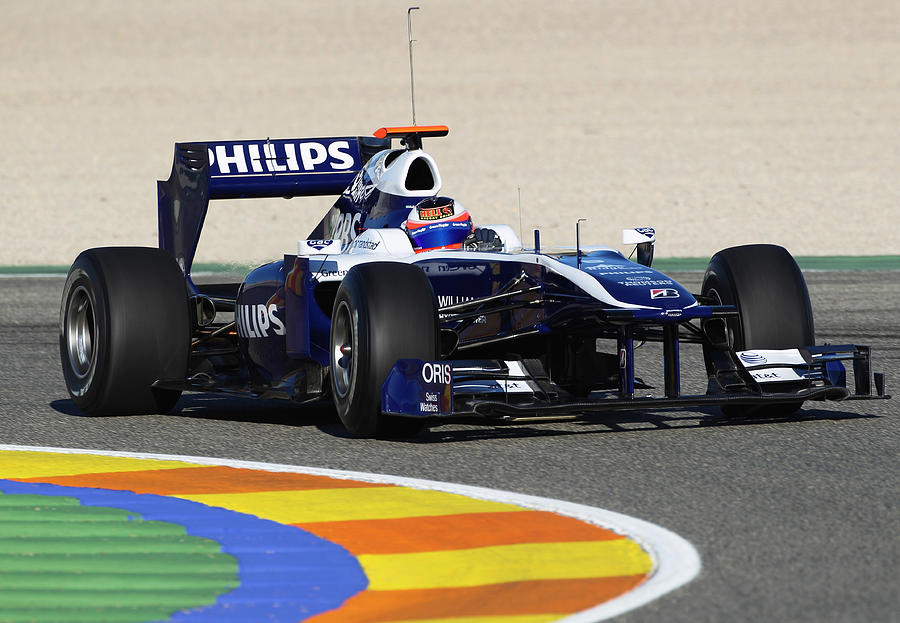 F1 Testing in Valencia #1 Photograph by Mark Thompson F1 Testing in Valencia #1 Photograph by Mark Thompson