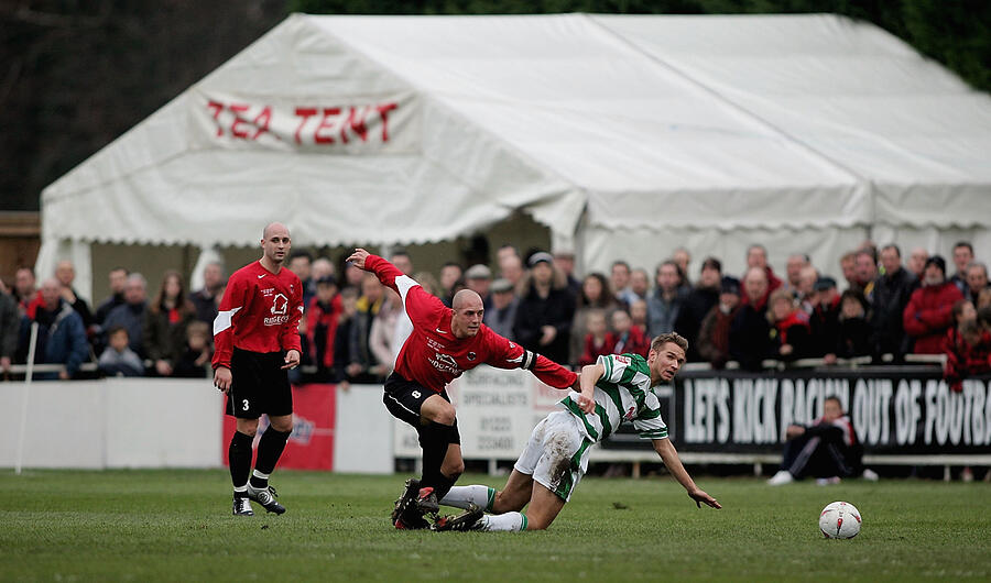 FA Cup - Histon v Yeovil Town #1 Photograph by Warren Little