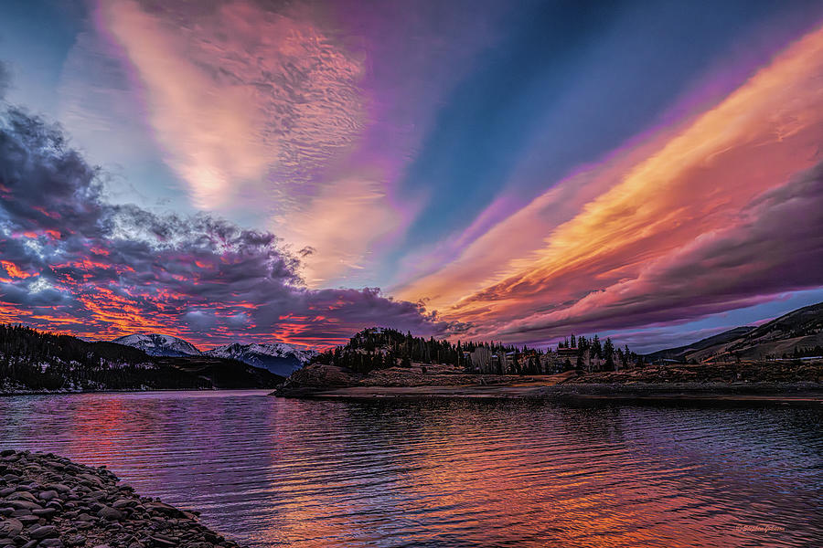 Fabulous Sunset at Summit Cove #1 Photograph by Stephen Johnson