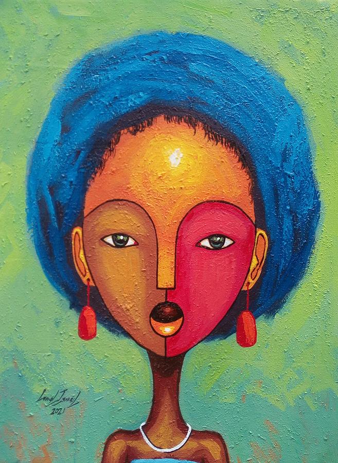 Face of admiration Painting by Ismail Lawal - Fine Art America