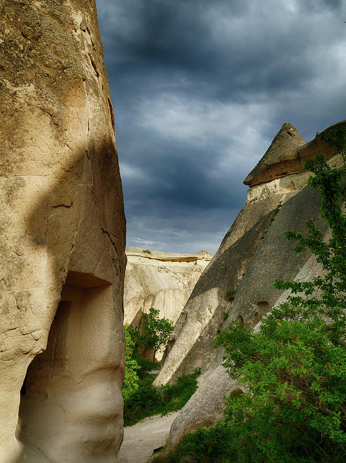 Fairy chimney balanced rock formations Pasabaglari, Cappadocia #buyIntoArt #1 Photograph by Steve Estvanik