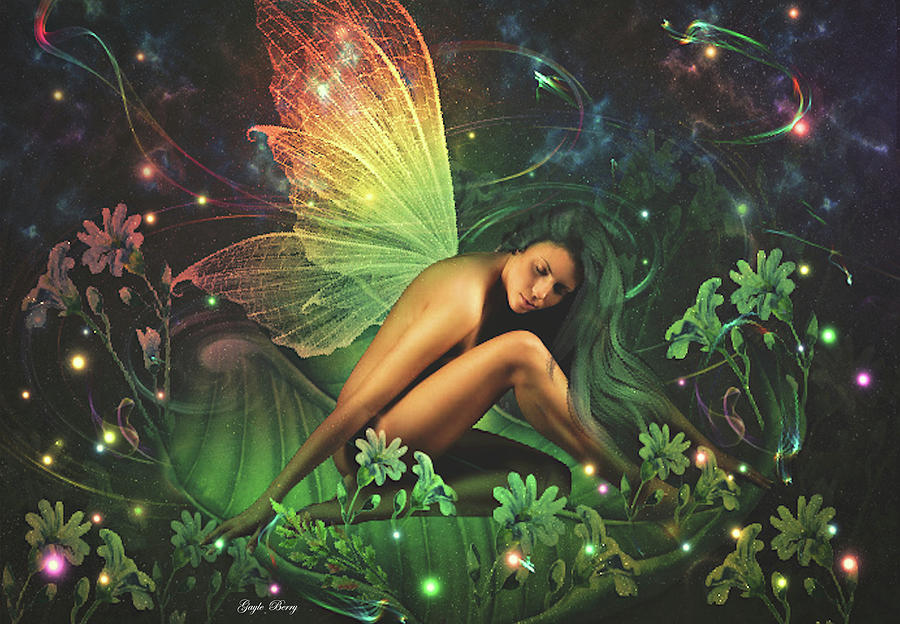 Fairy Dust #1 Mixed Media by Gayle Berry - Pixels