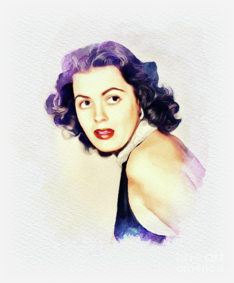 Faith Domergue, Movie Legend Digital Art by Esoterica Art Agency - Fine ...