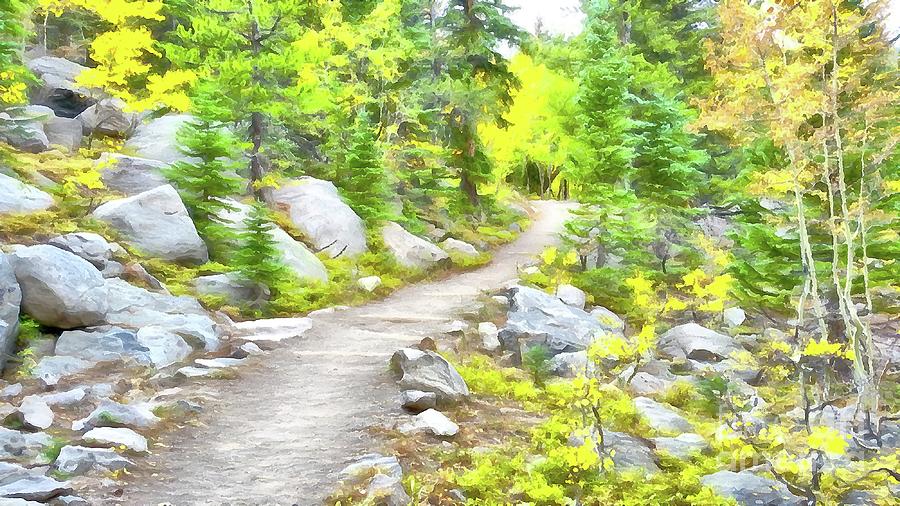 Fall Around Bear Lake #1 Digital Art by Joseph Hendrix