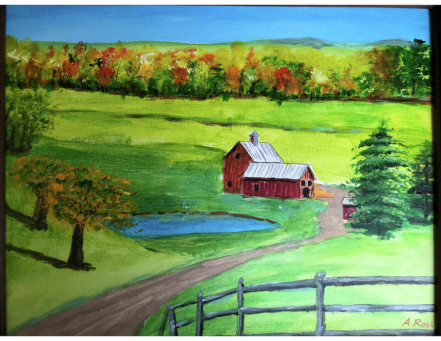 Fall in Vermont #1 Painting by Anthony Ross