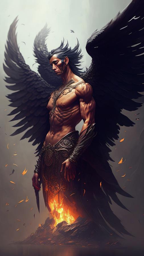 Fallen Angel Digital Art by Tricky Woo - Fine Art America