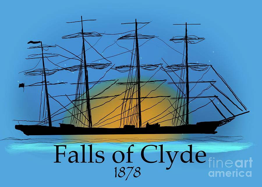 Falls of Clyde #1 Digital Art by Doug Gist