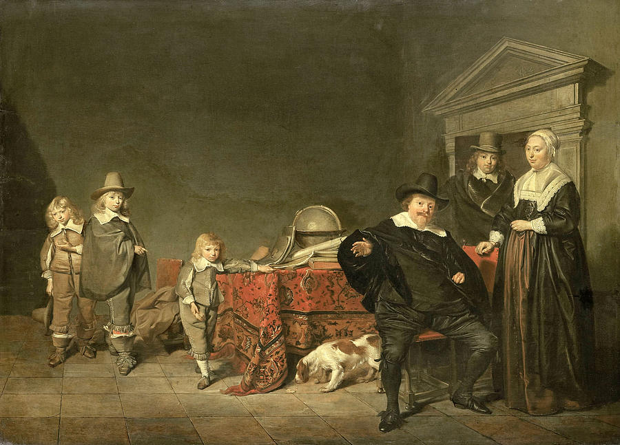 Family group #2 Painting by Pieter Codde