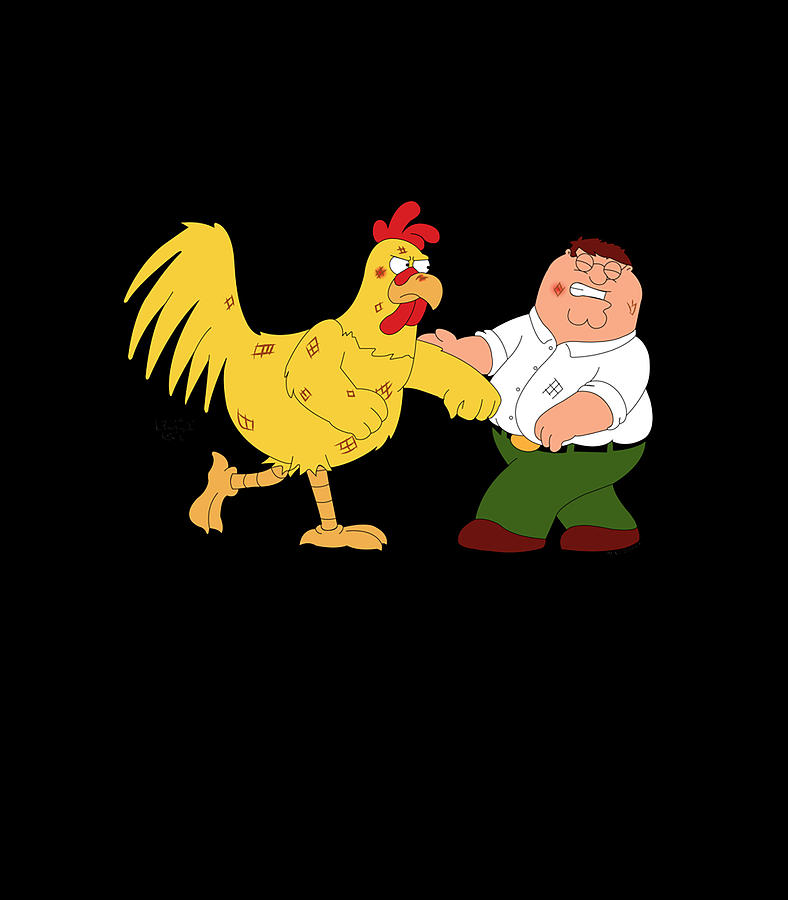 Family Guy Chicken Fight Digital Art by Thanh Nguyen