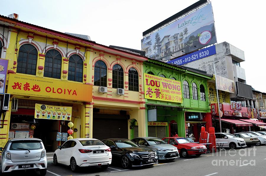 Famous Chinese food street restaurants and commercial area Jalan Yau Tet Shin Ipoh Malaysia #3 Photograph by Imran Ahmed