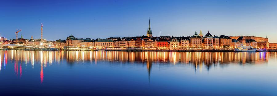 Stockholm Photograph - Fantastic Gamla Stan Reflection in the Baltic Sea by Dejan Kostic Stockholm Photograph - Fantastic Gamla Stan Reflection in the Baltic Sea by Dejan Kostic