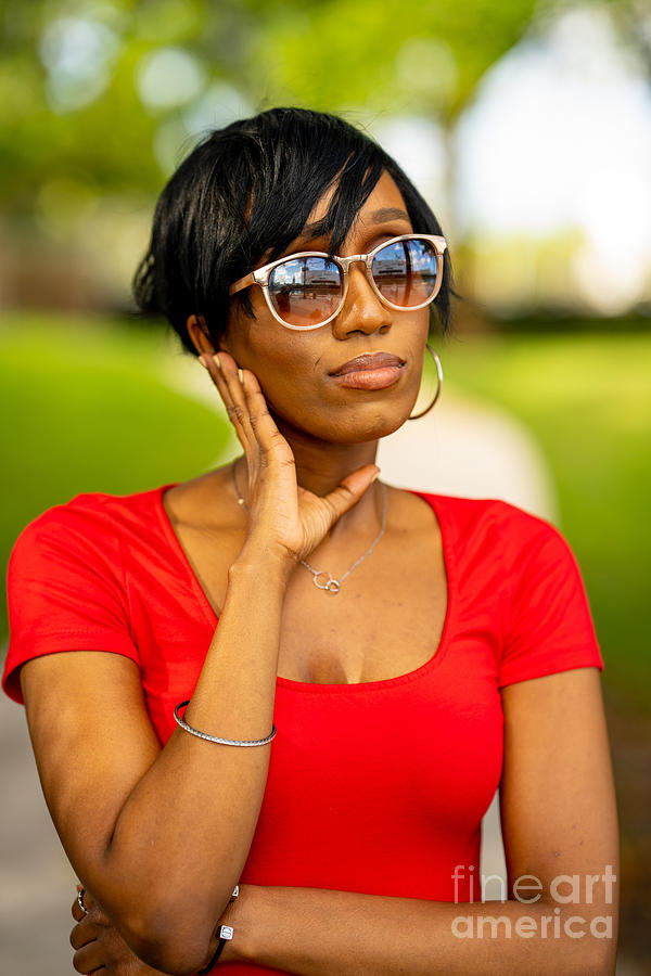 Fashion Chick Wearing Cool Sunglasses 1 Photograph By Felix