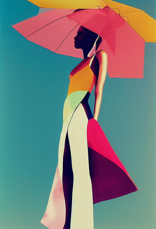 Fashion Illustration Mixed Media by Sampad Art Fine Art America