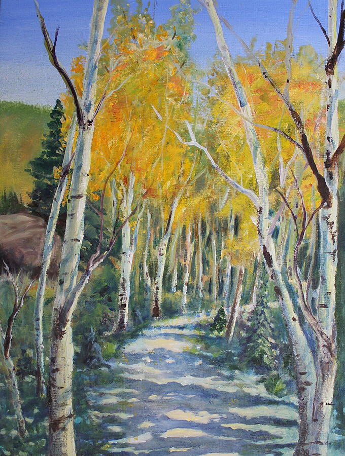 Favourite Walk Painting by Ruth Kamenev
