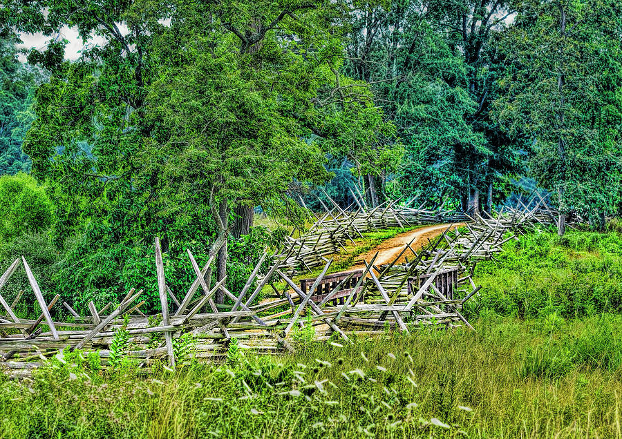 Fences at Antietam #2 Photograph by Cordia Murphy