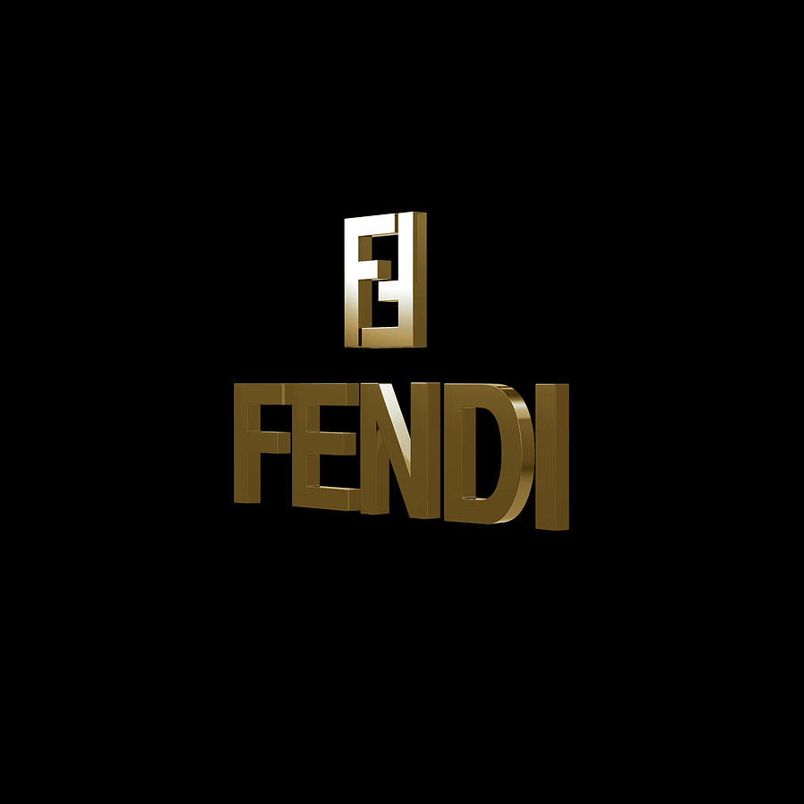 Fendi. Logo Digital Art by Ferruccio Marcelos