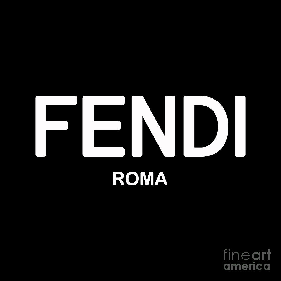 Fendi Roma Digital Art by Sarah Mackellar