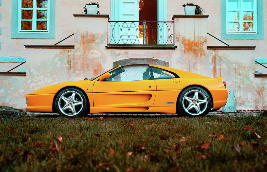 Ferrari F355 Pyrography by Slava Merk - Fine Art America