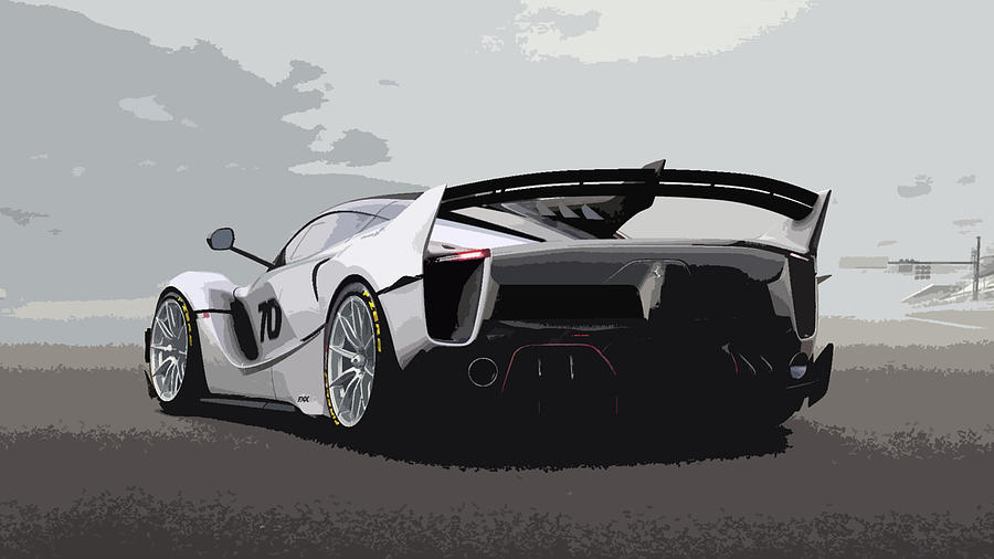 Ferrari FXX-K EVO #1 Digital Art by Thespeedart - Pixels