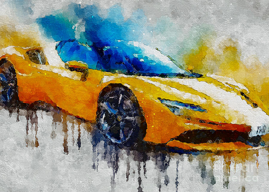 Ferrari SF90 Spider Super Sports Cars Digital Art by Marietta Beatty ...