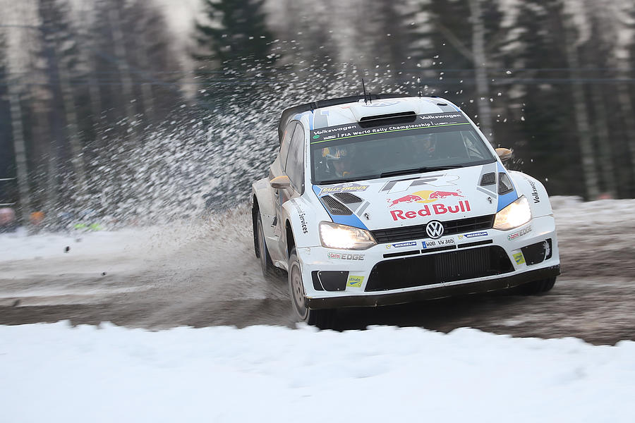 FIA World Rally Championship Sweden - Day Three #1 Photograph by Massimo Bettiol