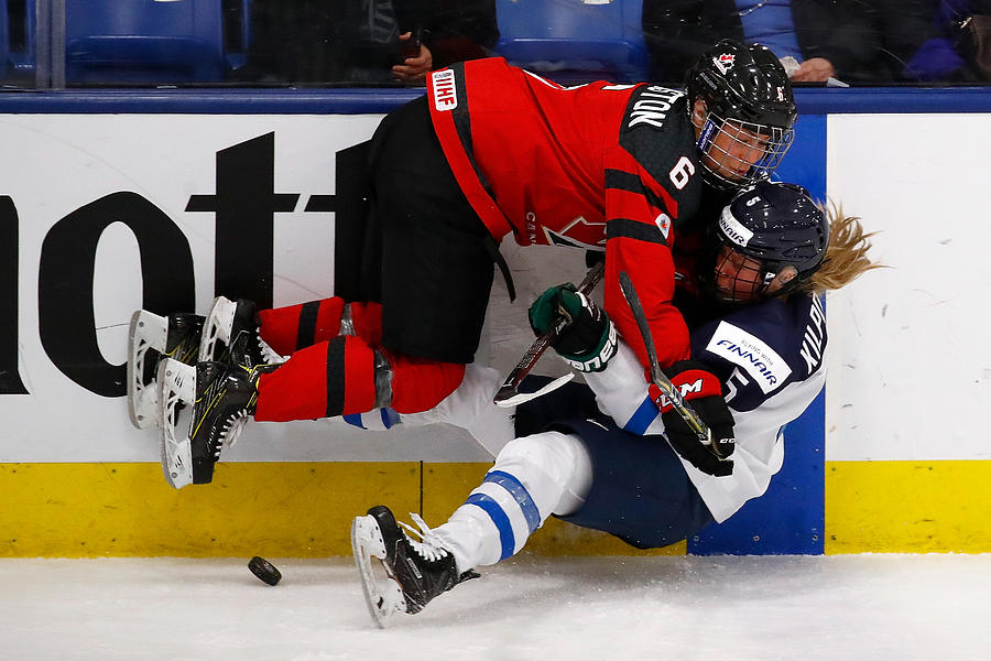 Finland v Canada - 2017 IIHF Womens World Championship Semifinal #1 Photograph by Gregory Shamus
